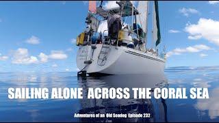 Sailing alone across the Coral Sea