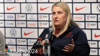 Emma Hayes: 'Work to be done' for USWNT after opening win vs. Zambia | Paris Olympics | NBC Sports