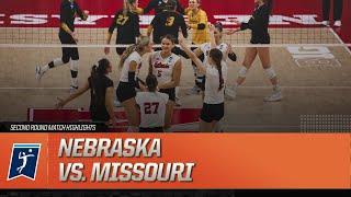 Nebraska vs. Missouri: 2023 NCAA volleyball second round highlights