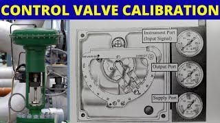 Fisher 3582 Control Valve-Seven Steps for Calibration(Zero & Span Adjustment)