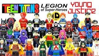 LEGO Teen Titans Go! Titans Young Justice & Legion of Super-Heroes Minifigure Collection