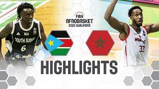 South Sudan  v Morocco  | Highlights | FIBA AfroBasket 2025 Qualifiers