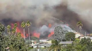 Massive SoCal fire destroys homes, forces evacuations