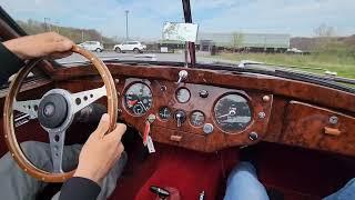 1956 Jaguar XK140 MC Drophead Coupe Test Drive