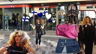 Thrifting + Day Vlog in Helsinki, Finland - فلوق والتسوق في هلسنكي، فنلندا  (Arabic Subs)