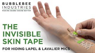 The Invisible Skin Tape: The perfect tape for hiding lavalier and lapel microphone cables