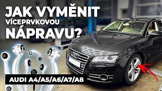 Jaké záludnosti vás mohou potkat při výměně víceprvkové nápravy u vozů Audi A4,A5,A6,A7 a A8?