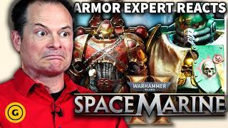 Historian & Armor Expert Reacts to Warhammer 40k Space Marine 2's Multiplayer Weapons & Armor