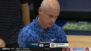 Dan Hurley crashing out -- a montage from UConn's loss to Colorado