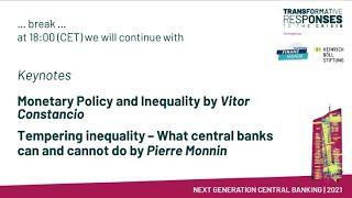 NextGen Central Banking: Central Banking and Inequality