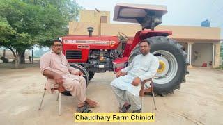 Massey Ferguson 385 Perkins 2004 model detail video at Chaudhary Farm Chiniot