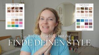 Finde deinen Style - Farbtyp - Welcher Farbtyp bist du? - Capsule Wardrobe