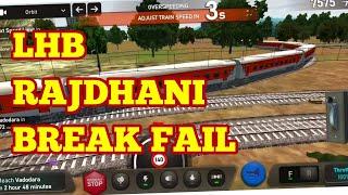 LHB Rajdhani Train Accident Break Fail! Indian Train Simulator Android Gameplay Full HD