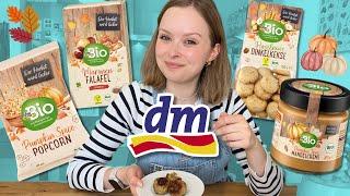 Ich teste vegane HERBST PRODUKTE von dm (so lecker!) 