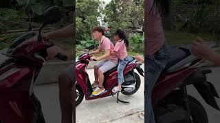 Let's get on the motorbike| Kem Family Shorts #shorts