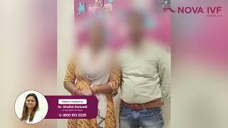 The couple conceived after IVF treatment by Dr. Shalini Dwivedi, IVF specialist, Nova IVF Prayagraj