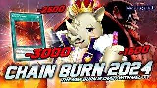 NEW CHAIN BURN WAY IS BROKEN!! MOST CONSISTENT BURN WITH MELFFY  [Master Duel]