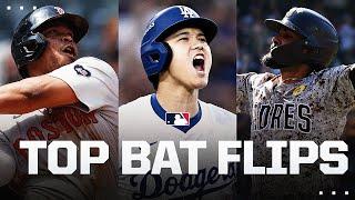 Top Bat Flips of 2024! ‍ (Feat. Shohei Ohtani, Elly De La Cruz, Fernando Tatis Jr. and MORE!)