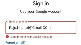 Couldn't find your google account 100% solution | gmail account delete recovery 100 Working.. !!