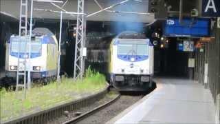 Ausfahrt METRONOM mit Diesellok Bombardier 246 002 - 0 - Eisenbahn TV