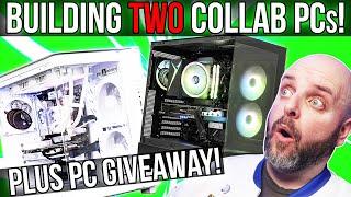 LIVE Building TWO Skytech X Braethorn Collab PCs and PC GIVEAWAY!