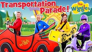 Transportation Parade  The Wiggles  Kids Song about Cars and Vehicles