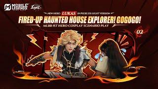 Fired-up Haunted House Explorer! GOGOGO! |MLBB 1st Hero Cosplay Scenario Play|MobileLegends:BangBang