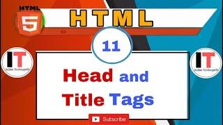 Head, Title, Del and Ins tag in HTML│Important Tags in HTML│# 11│Indian Technopath