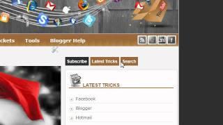 Create Wordpress Style Tab Menu Widget For Blogger Blogs- The Tabber