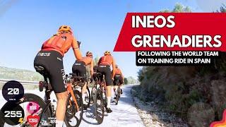 When INEOS GRENADIERS passes you on Downhill | Winter Training Camp in Calpe