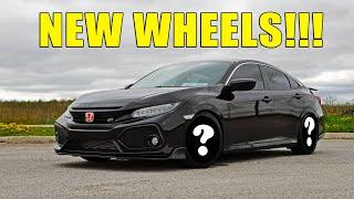 MY 2018 HONDA CIVIC SI GETS AUTHENTIC WHEELS!!!