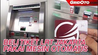 Coba Langsung Beli Tiket LRT Jakarta Pakai Mesin Otomatis