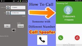 Call Someone with Different Number 2017 - Prank Calls - Fake Caller ID - Android App Call Spoofer