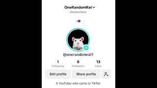 I have a TikTok page! Go follow me! (I show my face on TikTok)