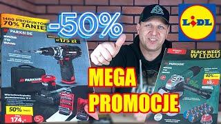 Mega Promocje w LIDLU -50% Parkside na BLACK WEEK  #lidl #parkside #blackfriday #blackweek