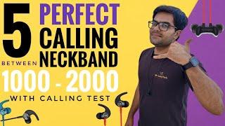 5 Best Calling Neckband between 1000 - 2000  5 Best Neckband with Perfect Calling 