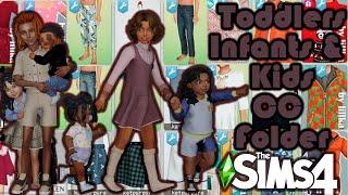 Infant, Toddler & Kid CC Folder l Your needed Folder for CAS PLAY  l THE SIMS 4