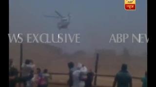 EXCLUSIVE: Watch video of CM Fadnavis chopper's crash landing