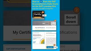 How to ▶️ Start the SAP SuccessFactors Delta Exam on the SAP Learning Hub - Quick Guide Tutorial