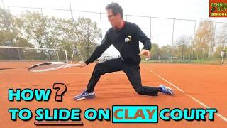 How To Slide In Tennis On A Clay Court? | Tennis Guy's School | Episode 3