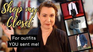 SHOP MY CLOSET | Making The Outfits YOU Sent Me!
