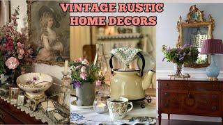 New VINTAGE-RUSTIC CLARITY & TASTE: Attaining Cottagecore Aesthetic Home Decor & Interiors #home