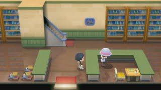 Pokémon Brilliant Diamond and Shining Pearl - exploring lore in Canalave Library