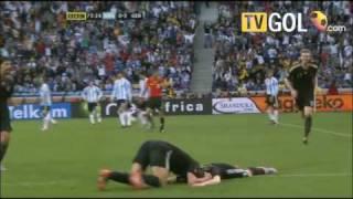 Germany vs Argentina 3rd July 2010 4-0 Highlights english commentator