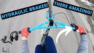 Getting Hydraulic Brakes On My Blocks Flyer! (Magura HS33)