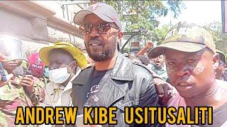 ANDREW KIBE  ST0RMS  NAIROBI CBD AS CLINGY FANS BLOCKS HIM FROM  PR0T£ST1NG