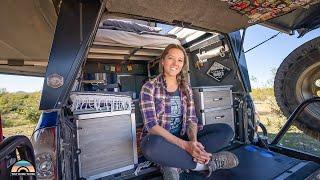 Her 4x4 Overlanding Tacoma Truck Camper Tiny House - Adventure Travel