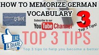 Learn German | How to memorize German Vocabulary | German Gyan - Nidhi Jain