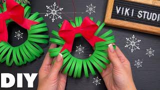 Easy Christmas Crafts Ideas! Paper Winter Ornaments Christmas Decorations