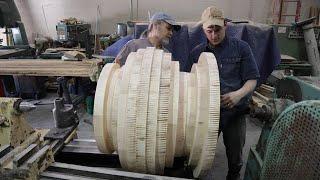 Woodturning-Large Table Pedestal Base -The Process